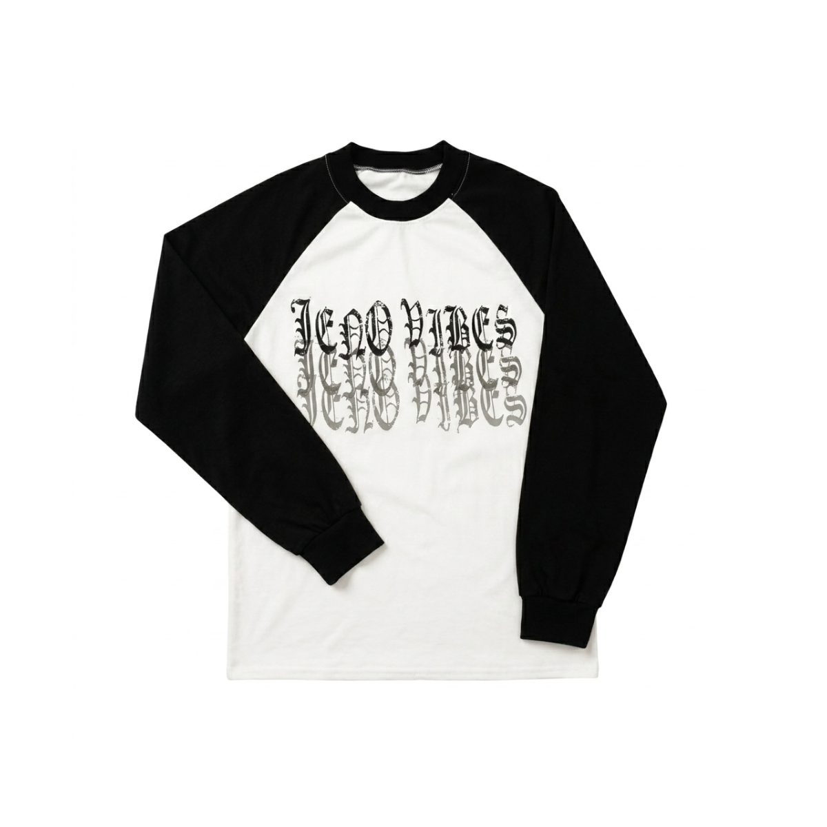 Jeno Vibes long sleeve black/white